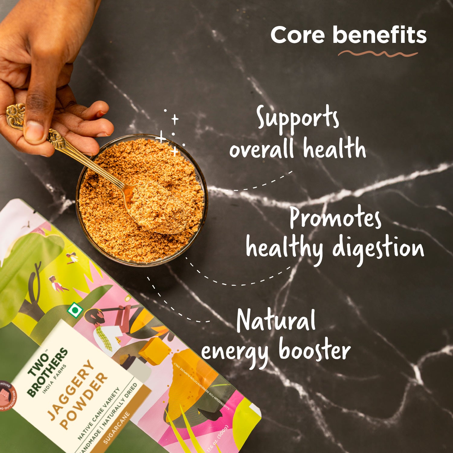 Unprocessed Natural Jaggery Sweetener