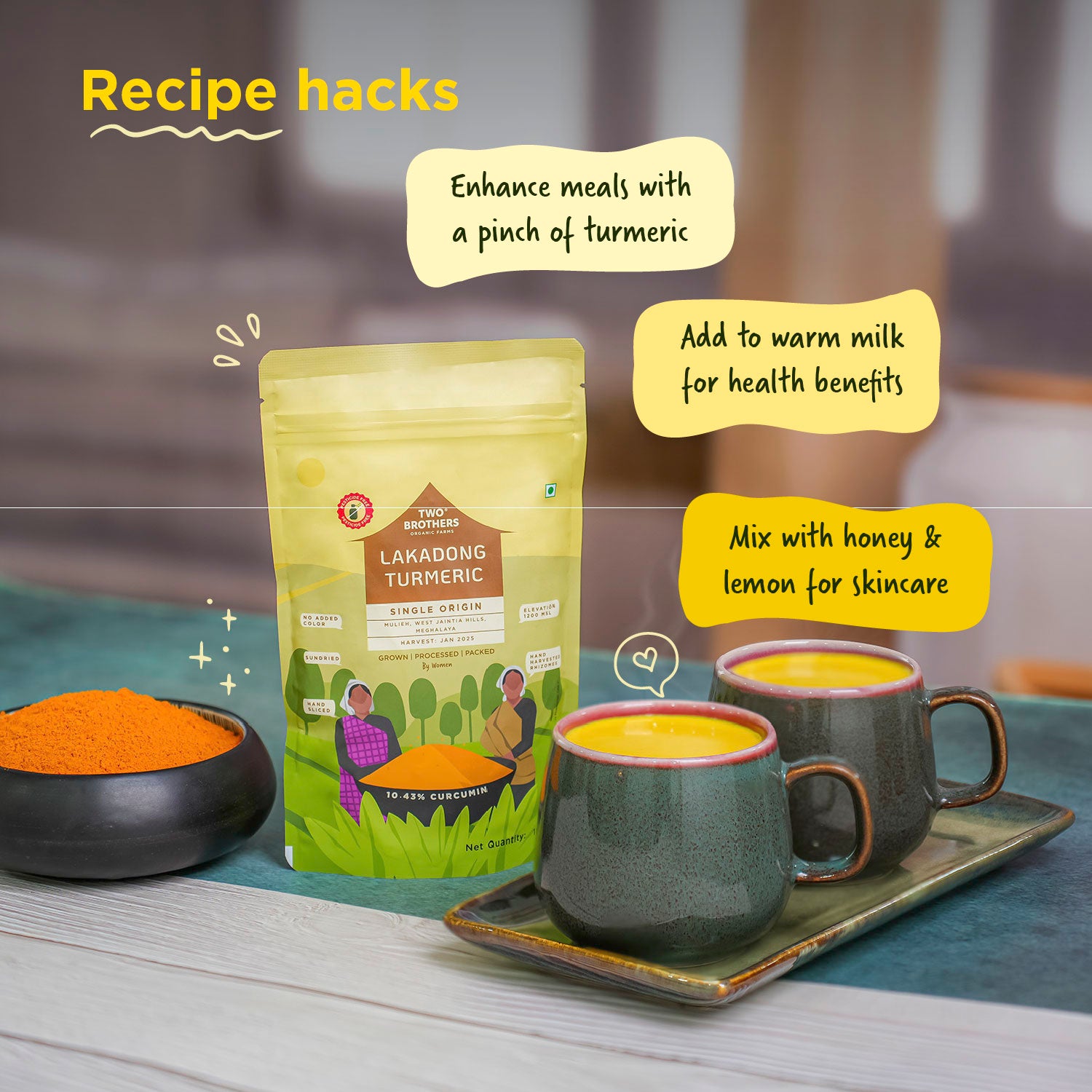 Curcumin Turmeric Powder (Haldi Powder) | Superfood