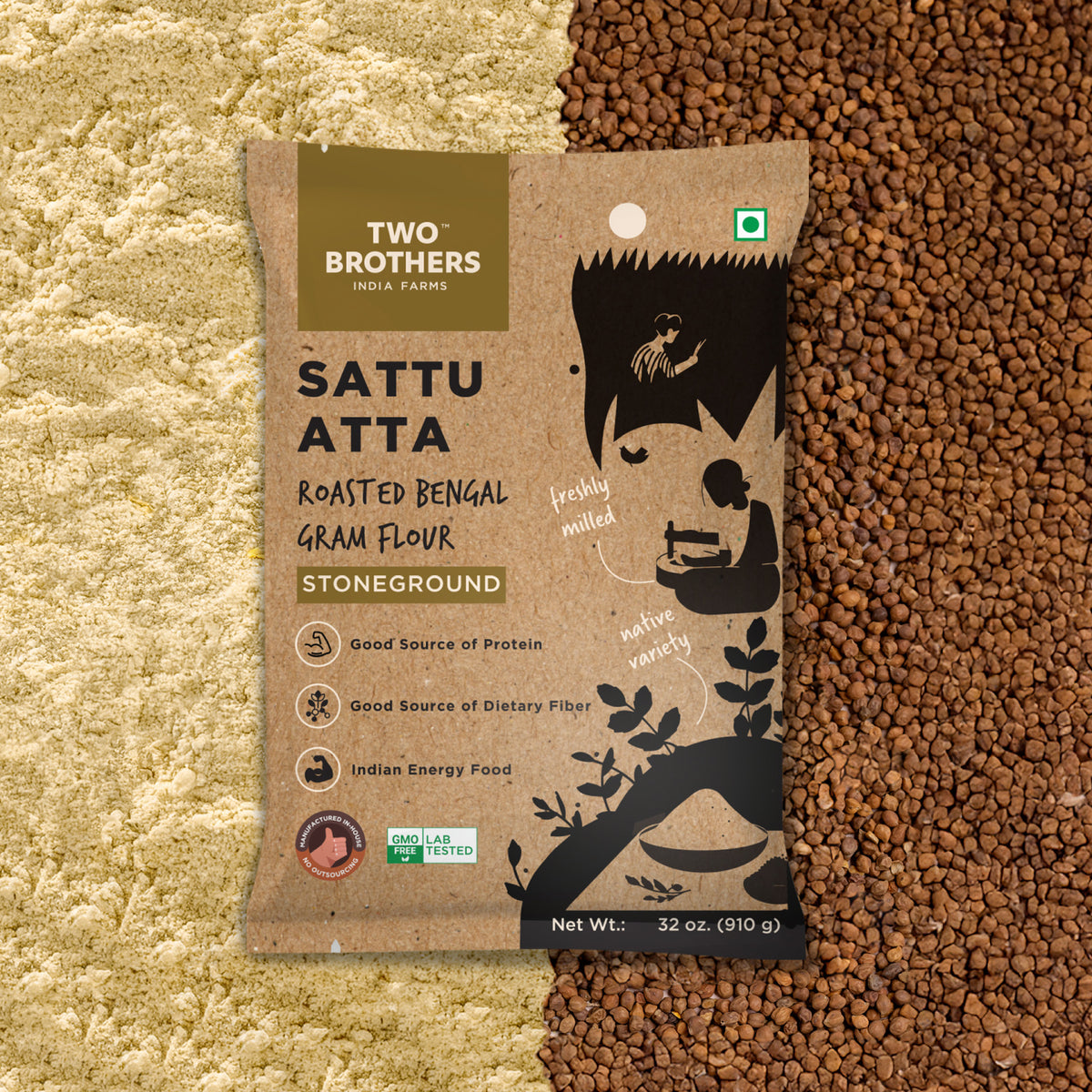 Protein Rich Flour (Sattu Atta)