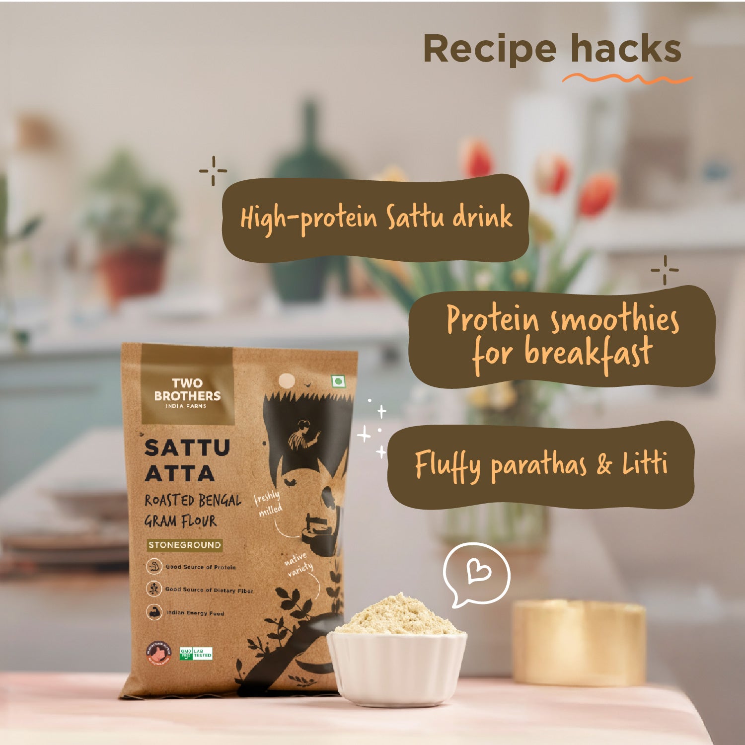 Protein Rich Flour (Sattu Atta)