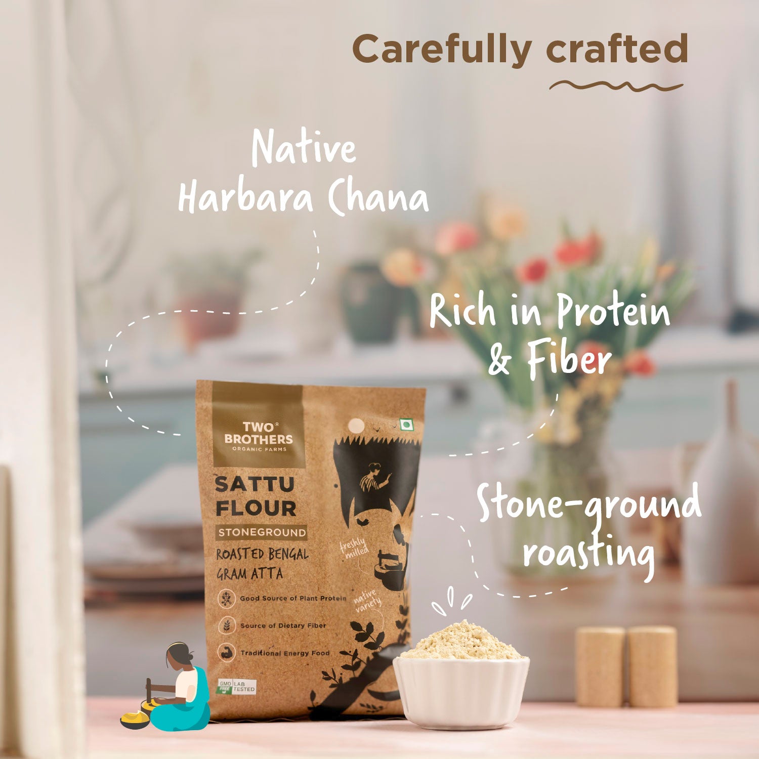 Protein Rich Flour (Sattu Atta)