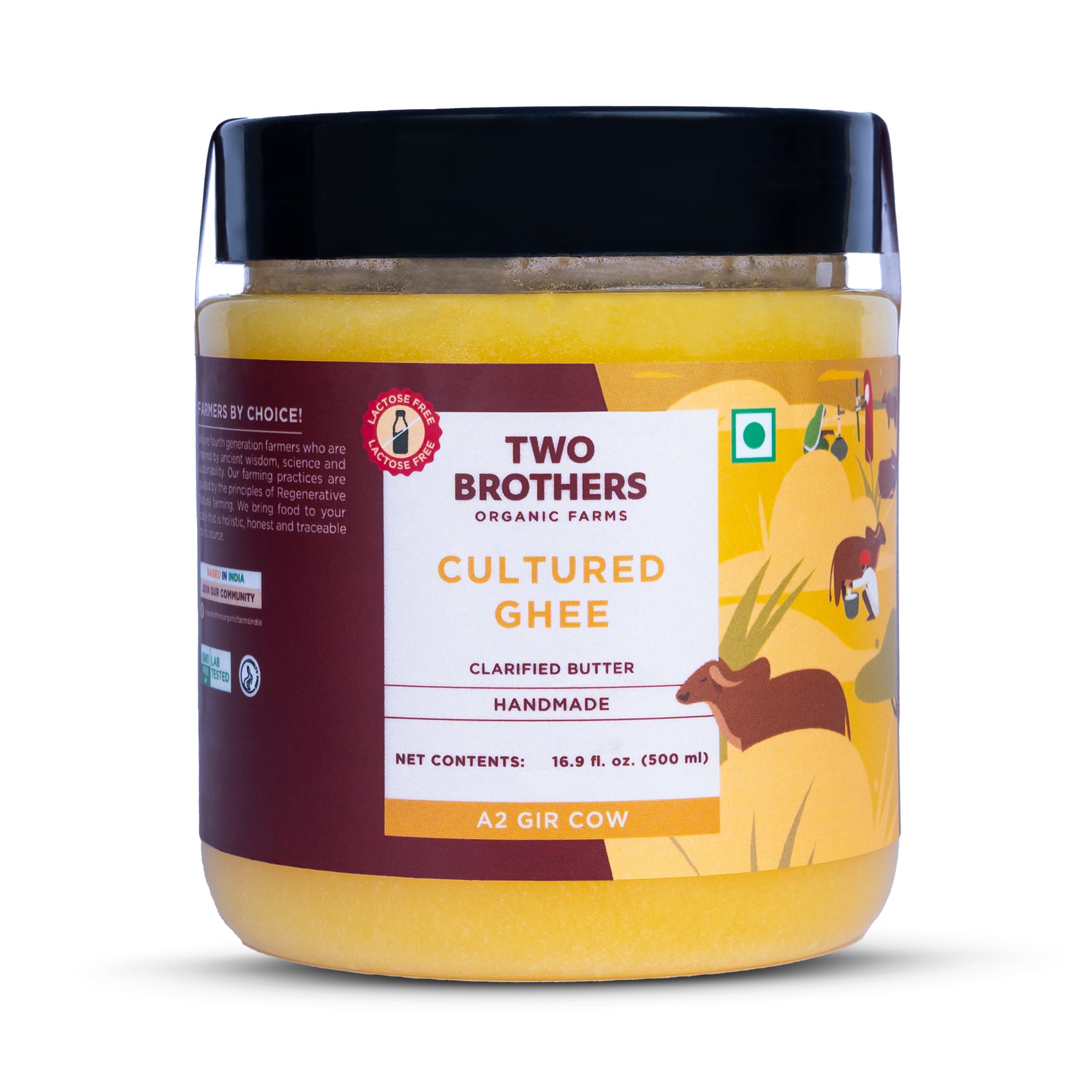 Shop Now Online A2 Cow Cultured Ghee, Desi Gir Cow in US store