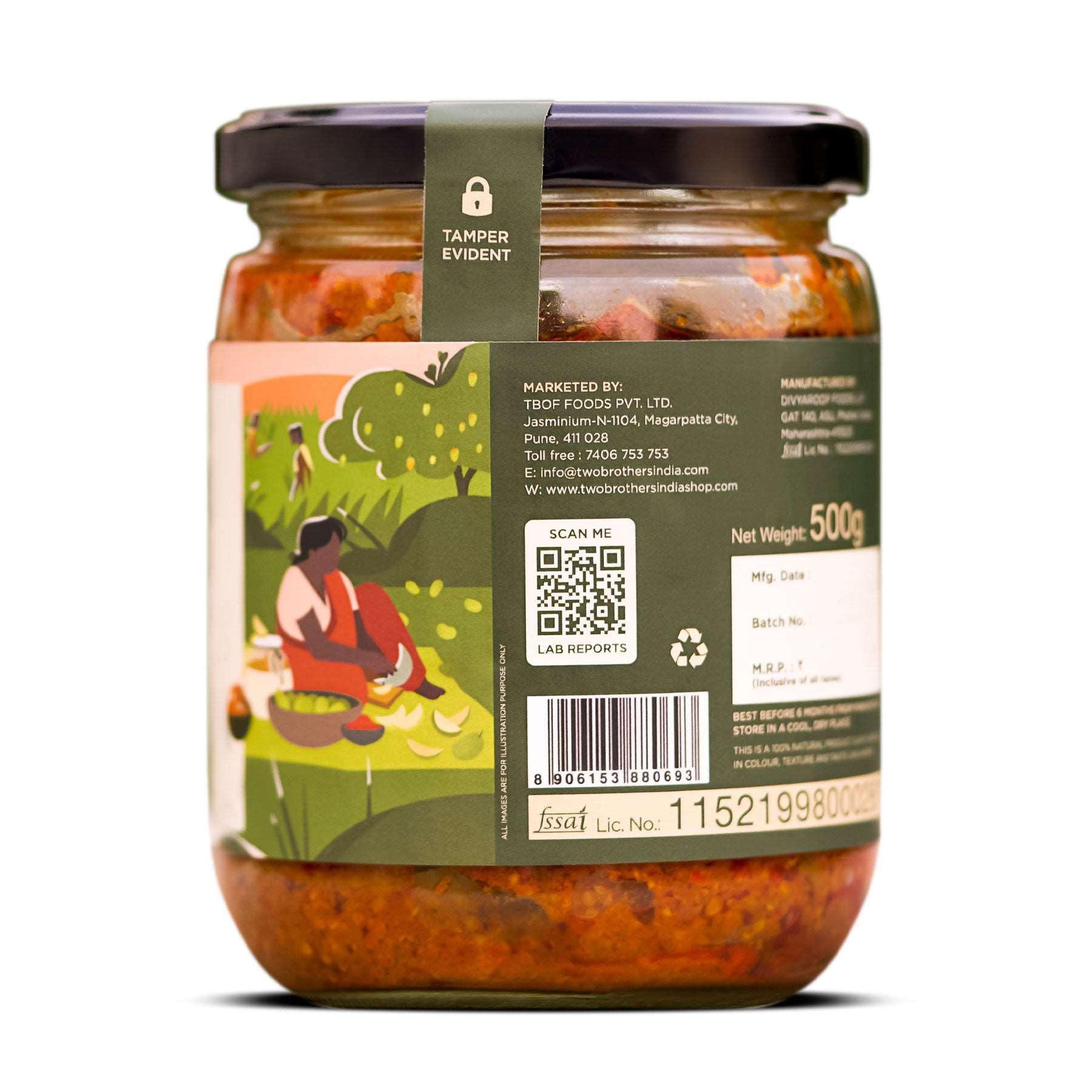 Shop Now Spicy Mango Pickle (Aam Ka Achaar) 500g Online in Us Store 