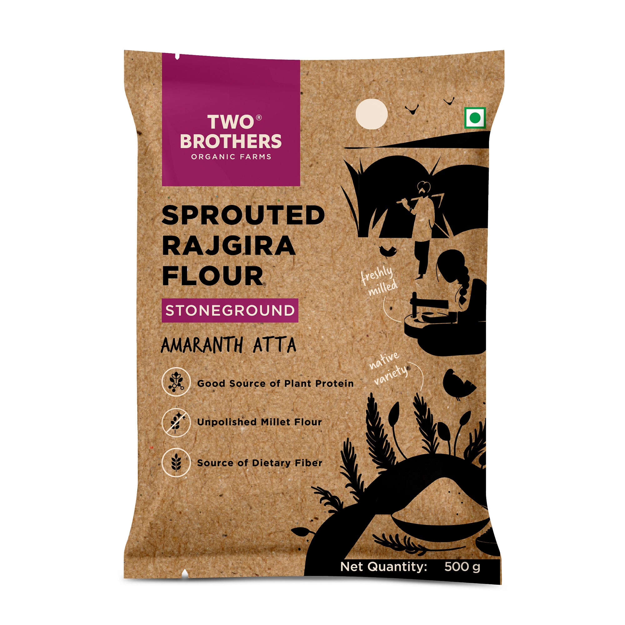 Shop Sprouted Rajgira Atta (Amaranth Flour) Online at Affordable Prices.