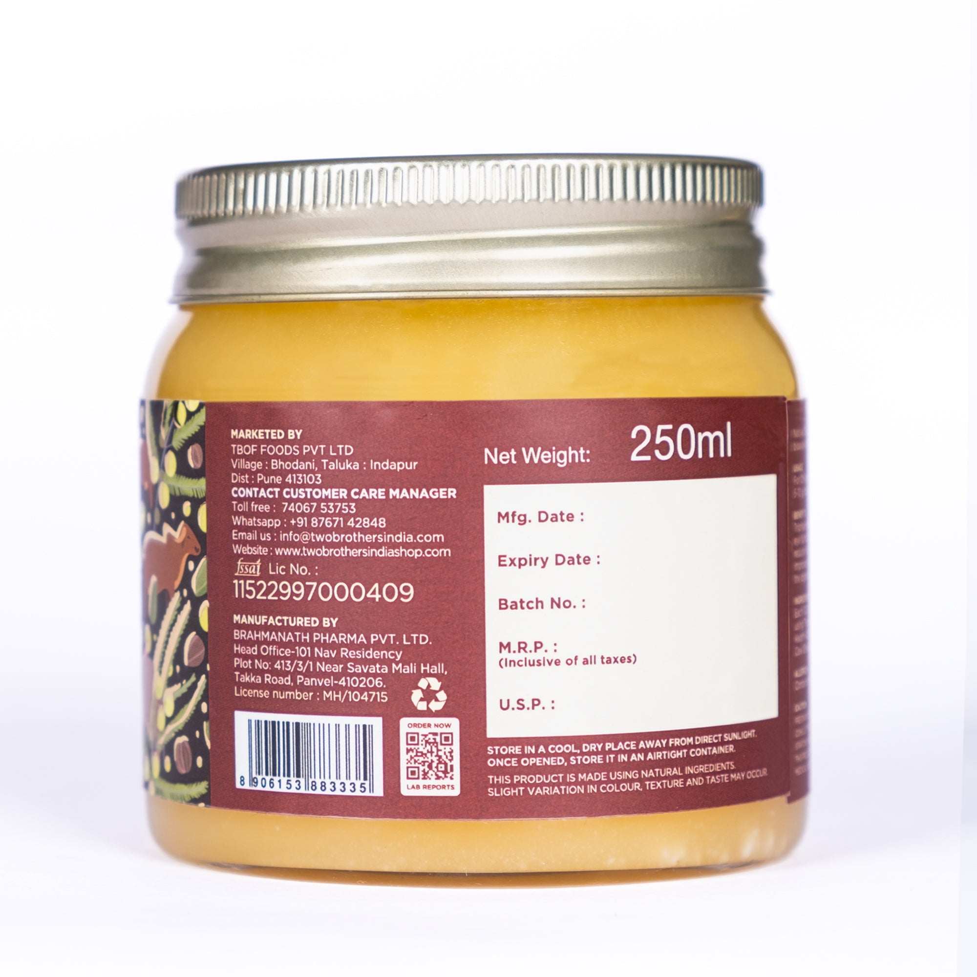 Triphala Ghee A2 Cultured Daily Care & Wellness Shop Now Online in US