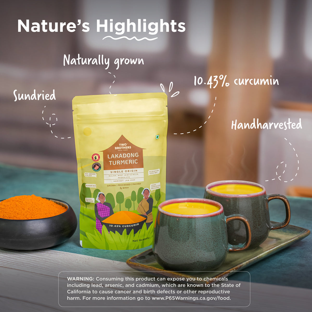 Curcumin Turmeric Powder (Haldi Powder) | Superfood