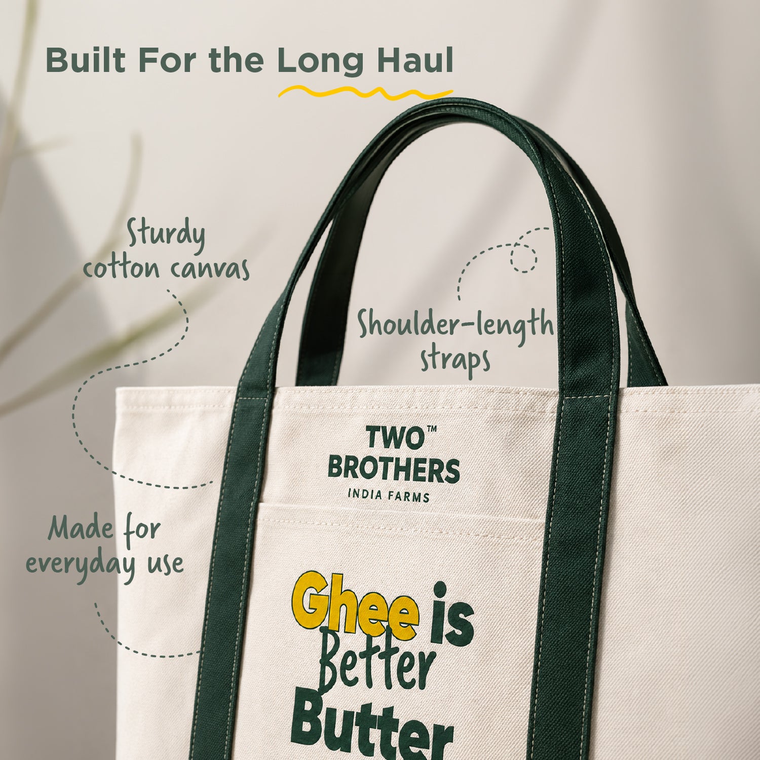 The Better Butter Canvas Tote Bag