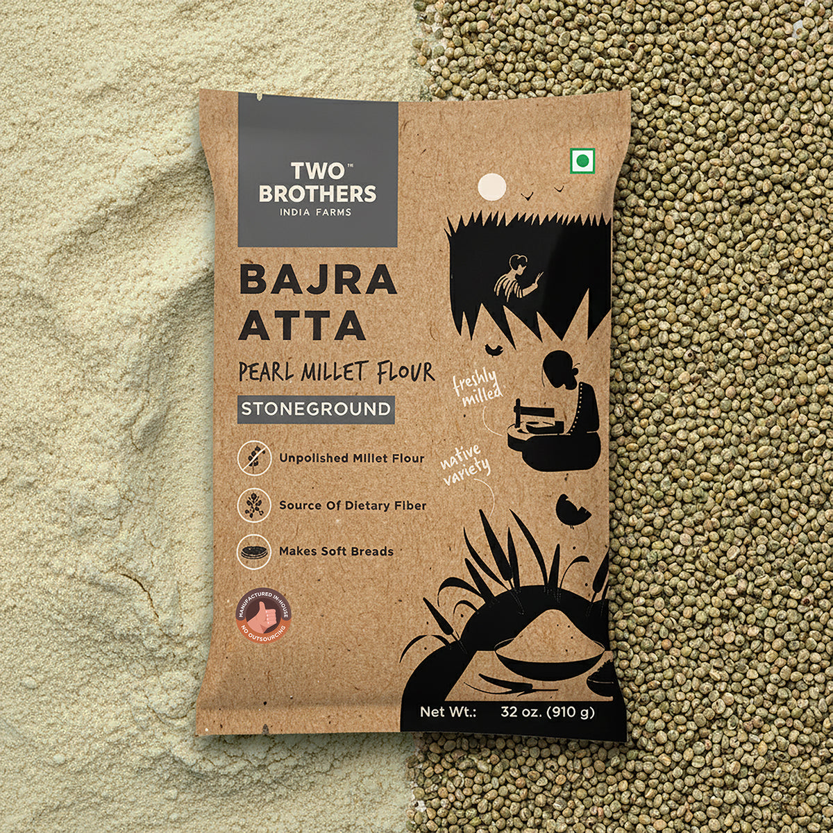 Pearl Millet Flour (Bajra Atta)