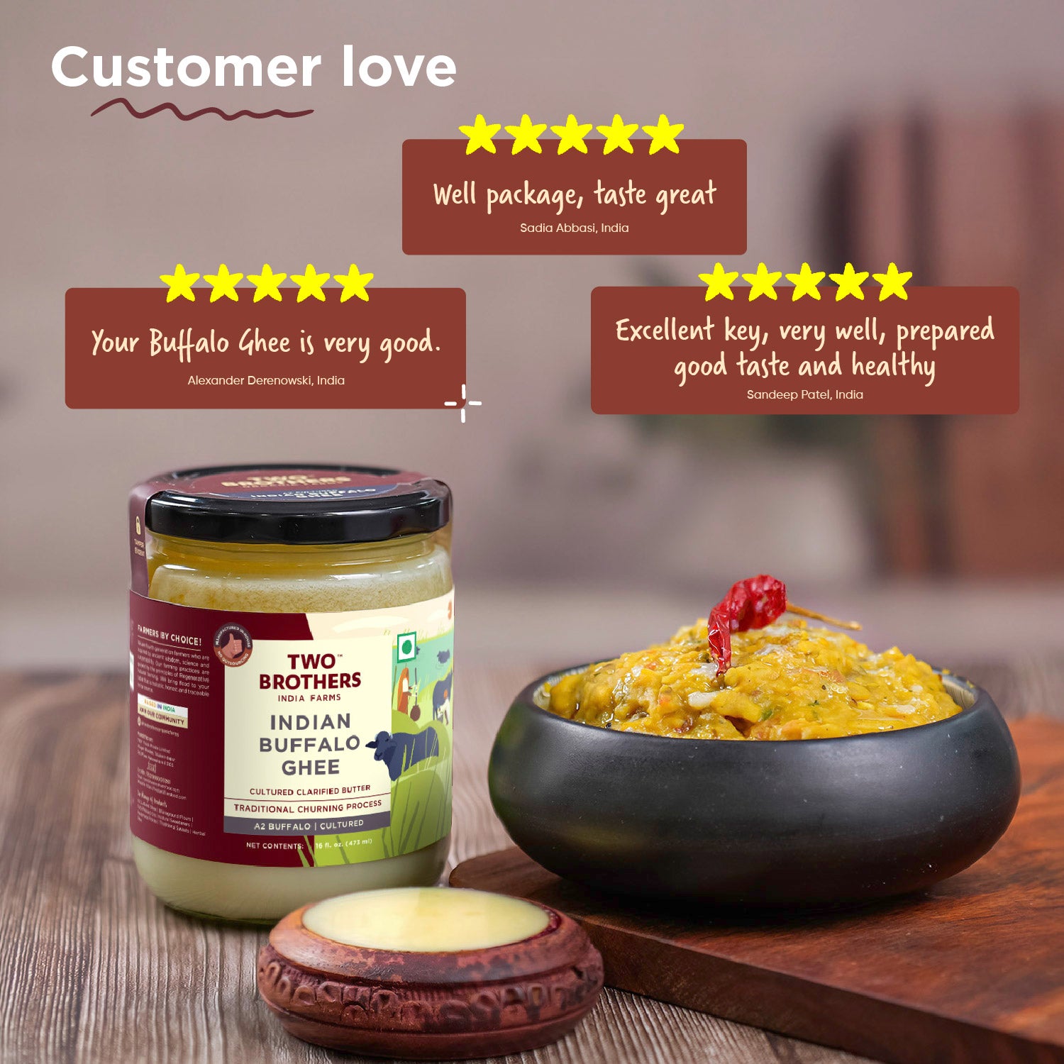 A2 Cultured Buffalo Ghee