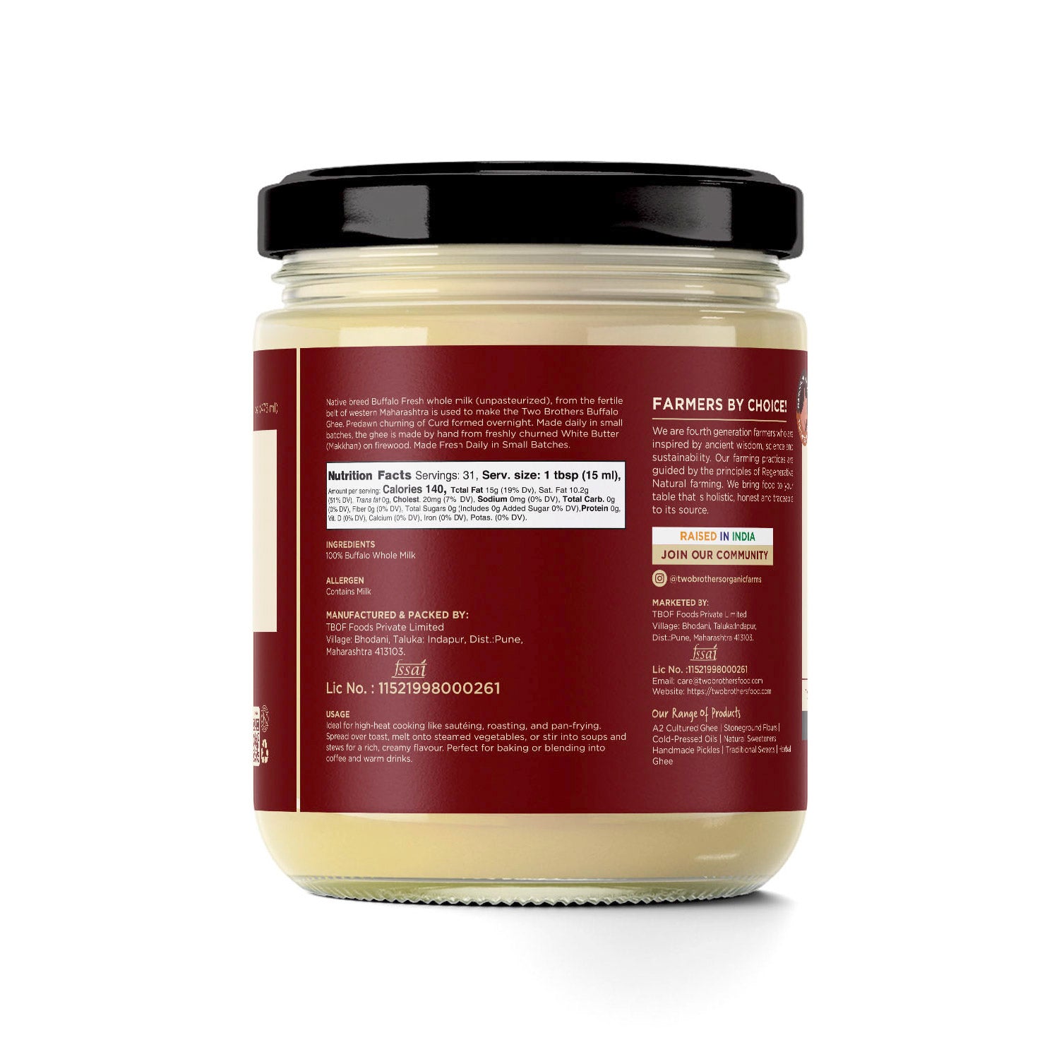 A2 Cultured Buffalo Ghee