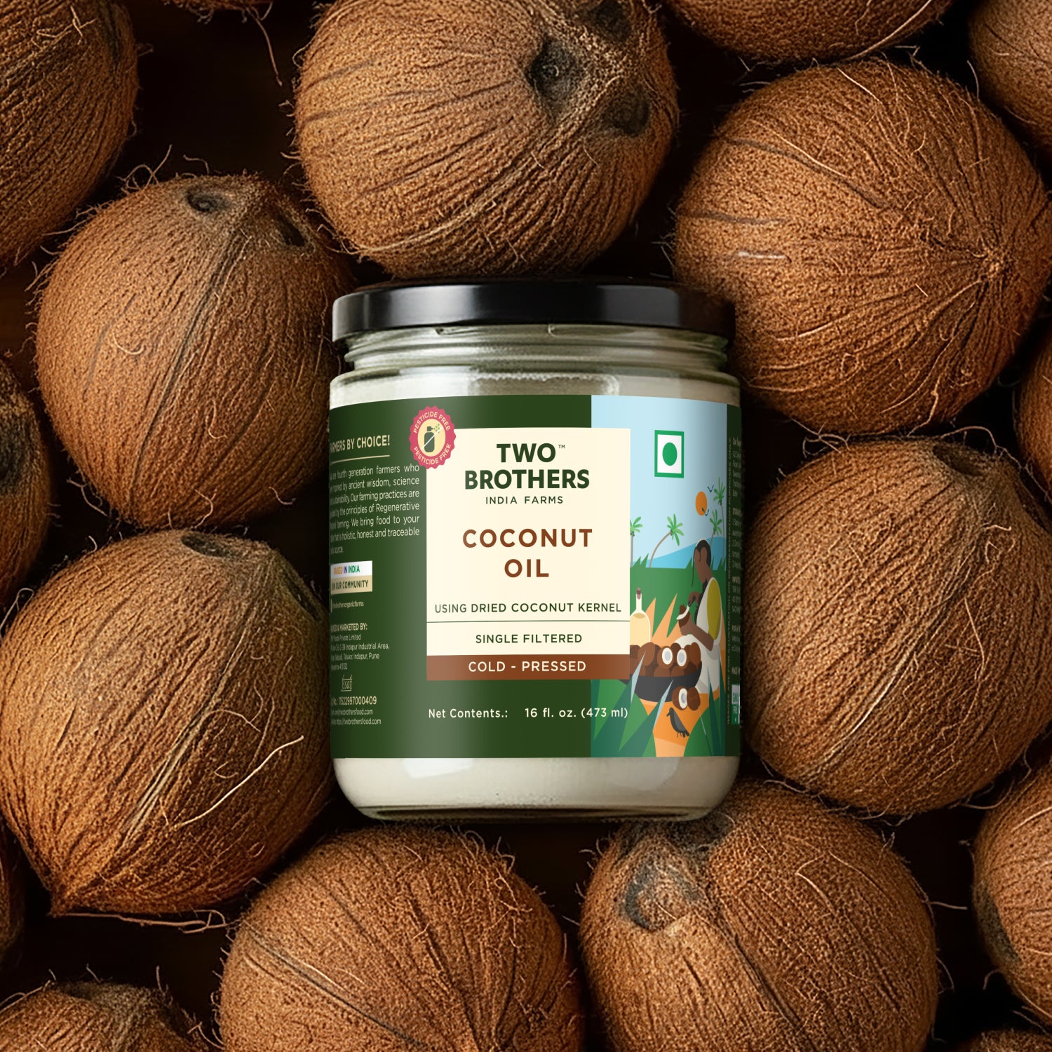 Cold-pressed Coconut Oil