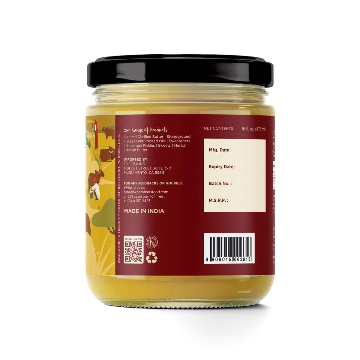 Desi Gir Cow Cultured Ghee
