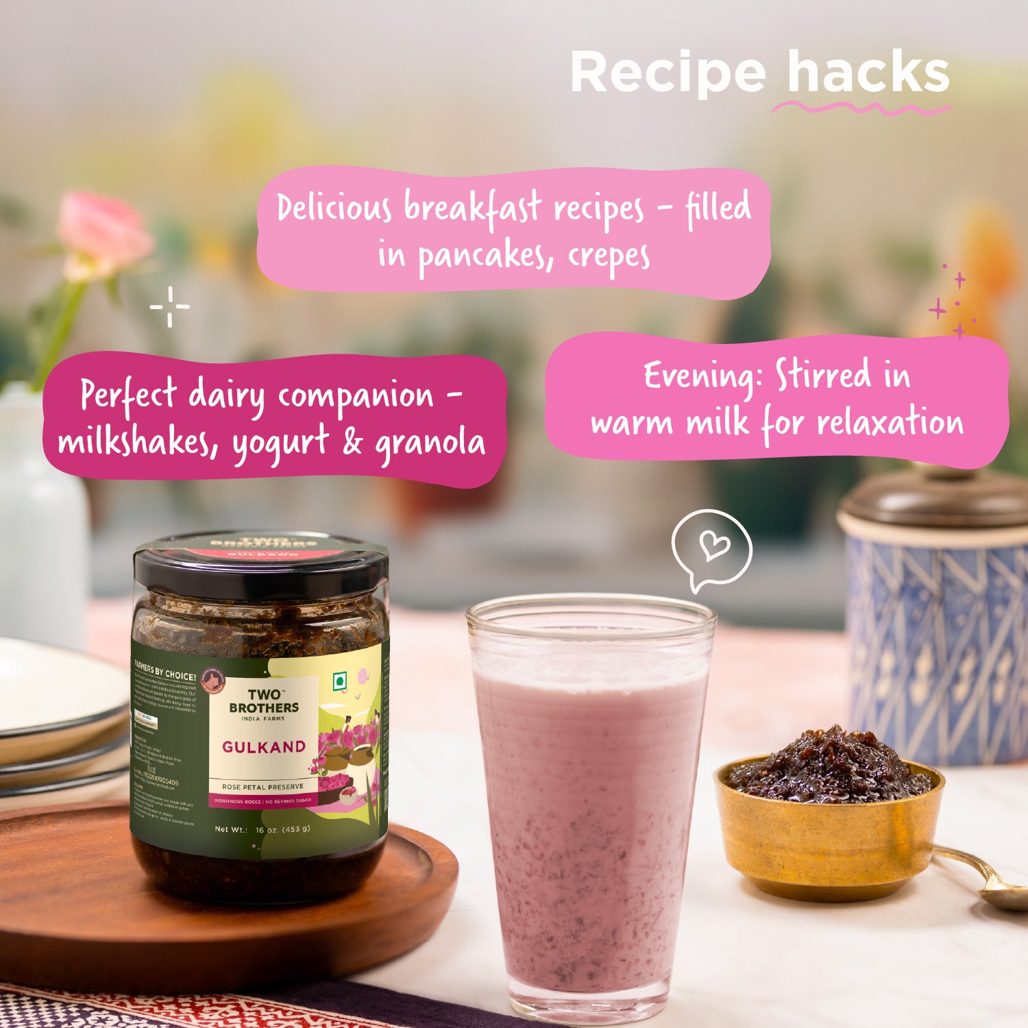 Rose Petal Jam (Gulkand)