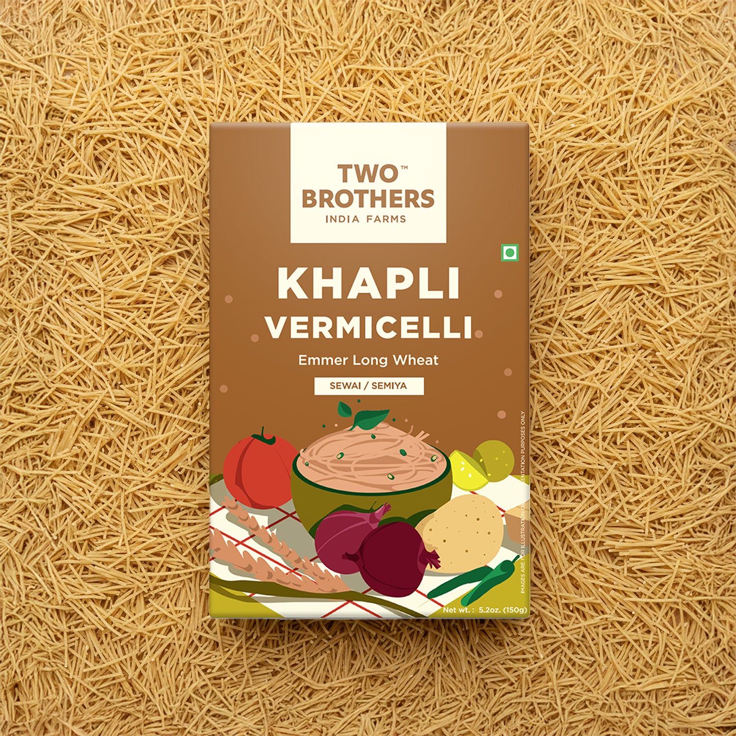 Emmer Wheat Vermicelli - Low Gluten