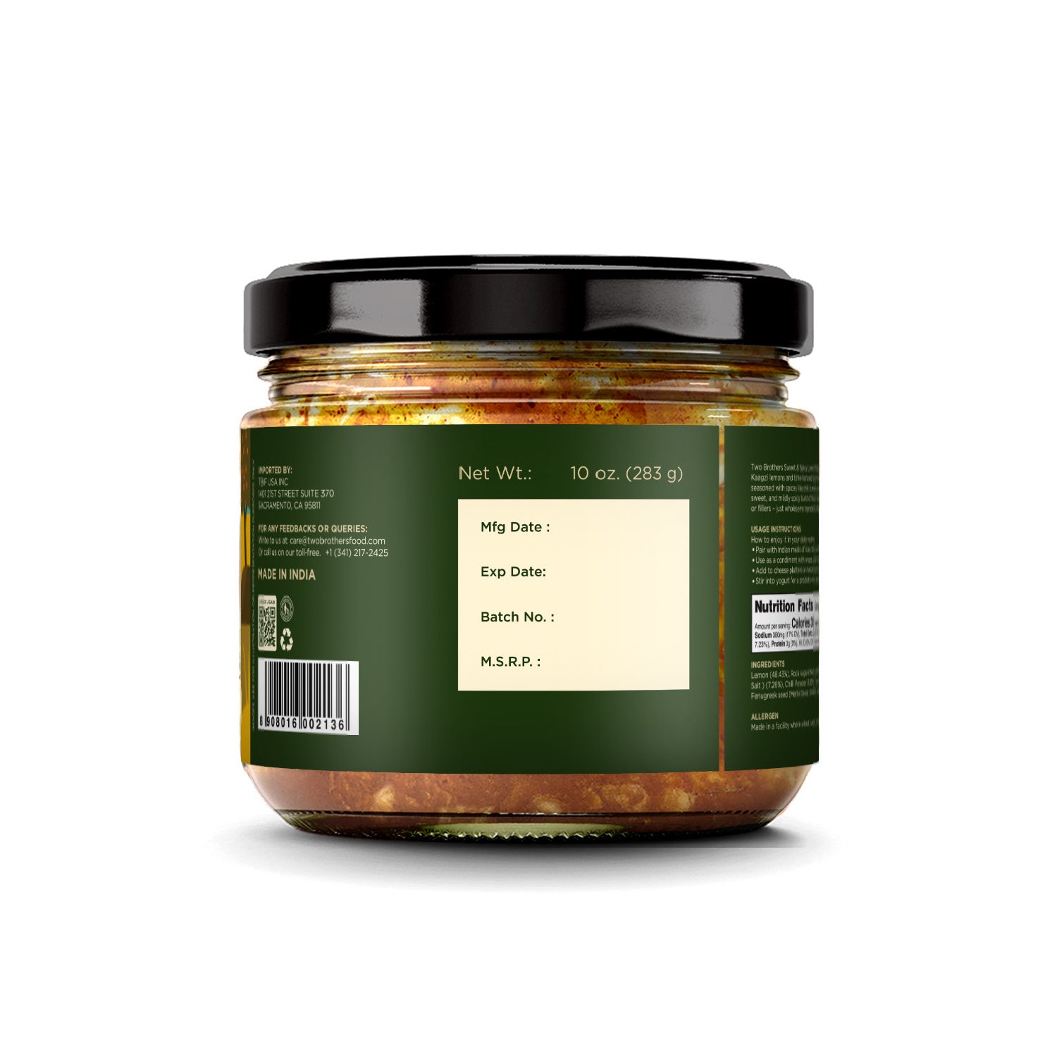 Spiced Lemon Concentrate Pickle (Vitamin- C Rich)