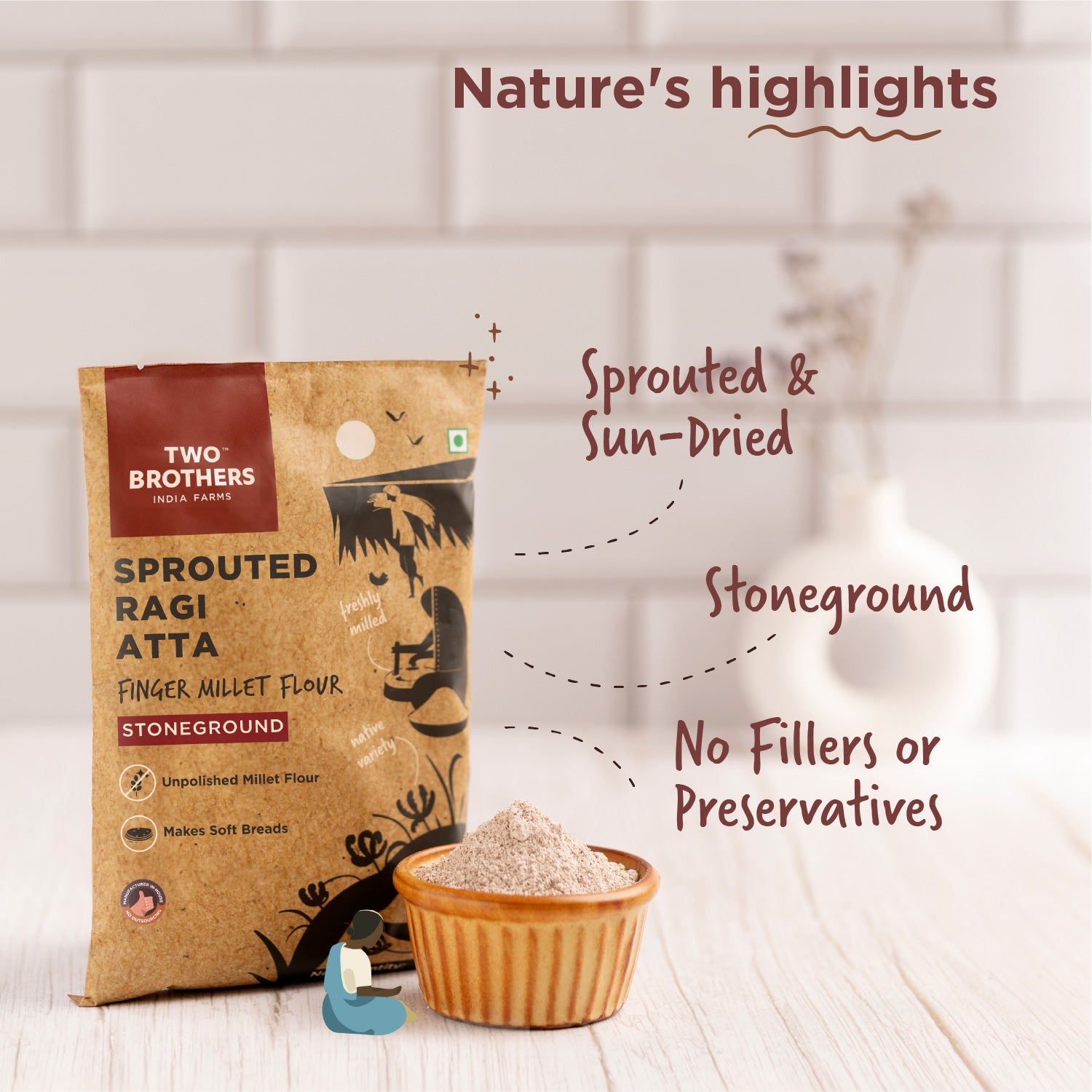Nachni Satva Flour (Calcium Rich)