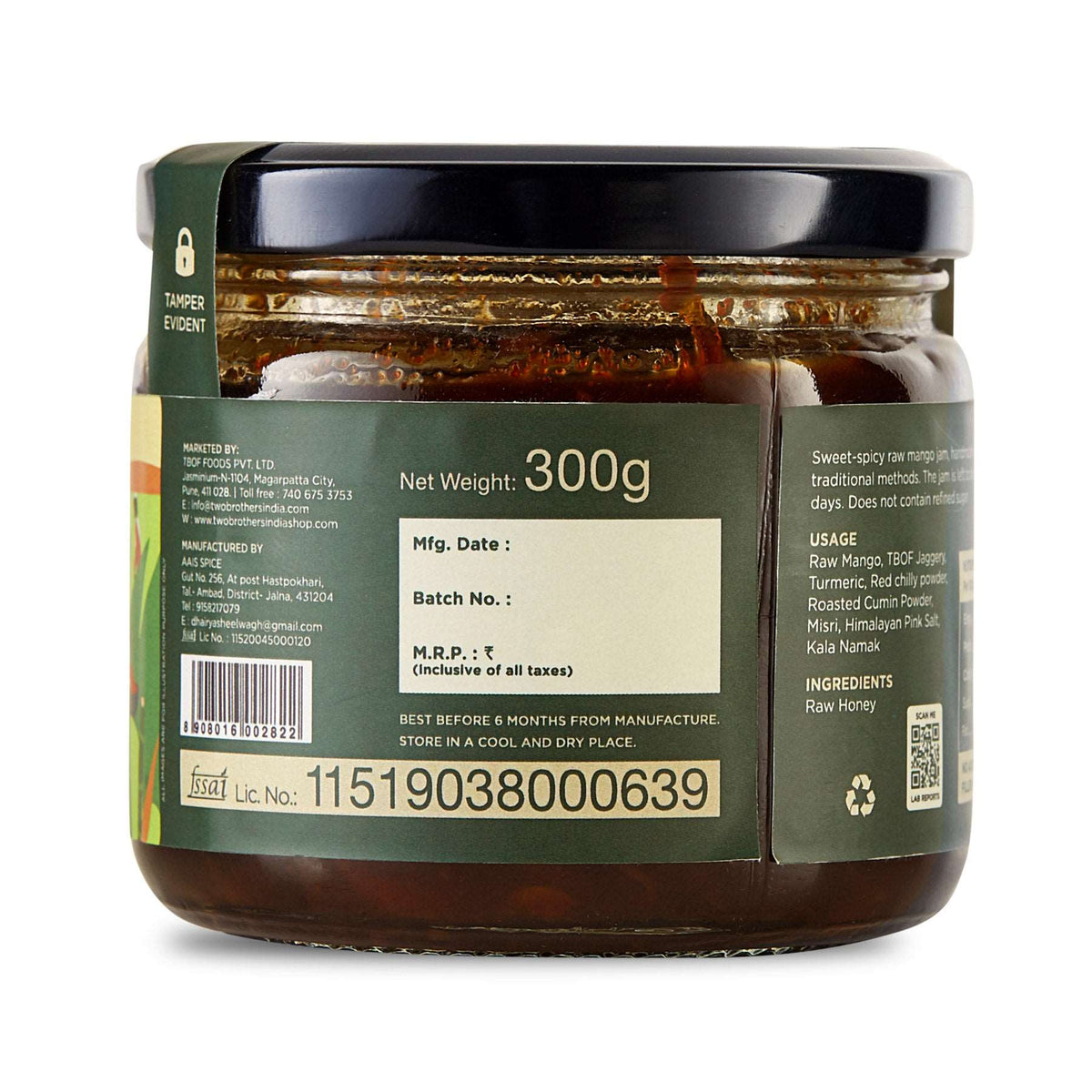 Raw mango pickle(300g)