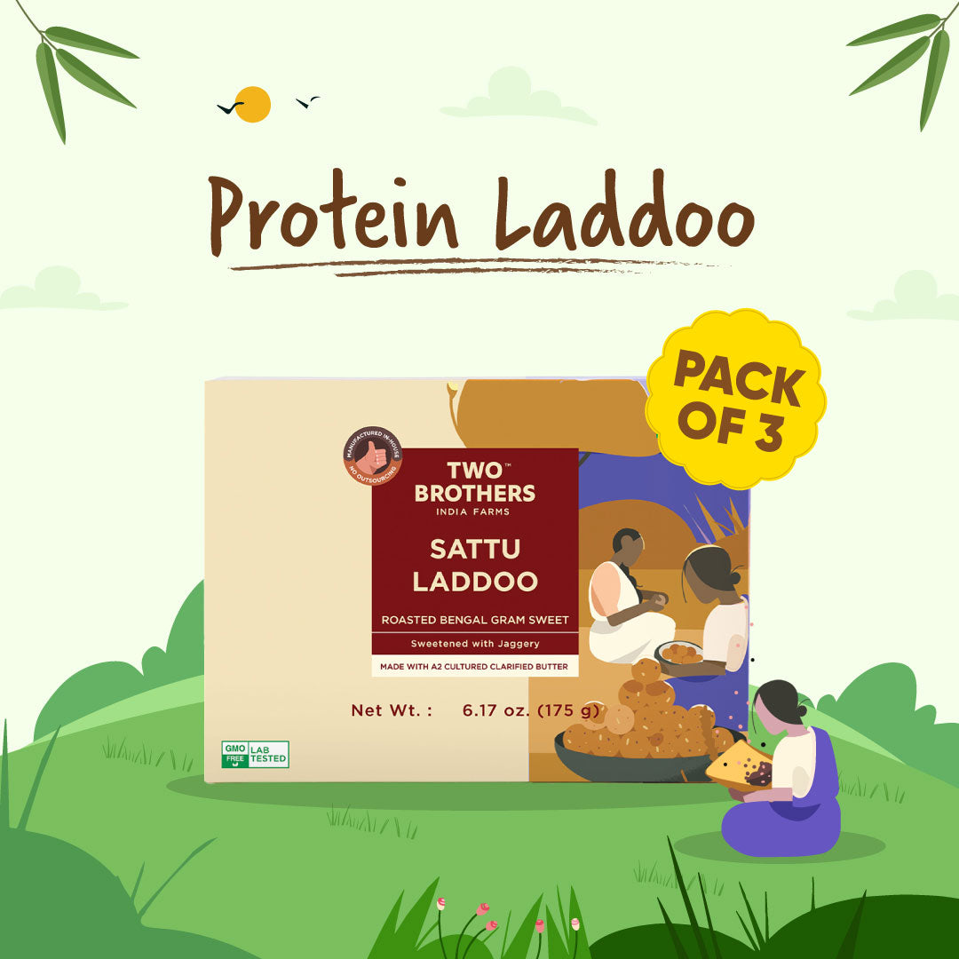 Protein Laddoos (Sattu Laddoos)